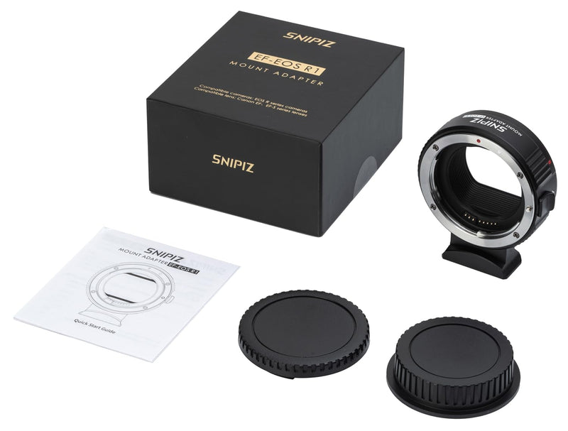 EF-EOS R Lens Mount Adapter Auto-Focus Lens Converter Compatible with Canon EF/EF-S Series Lens and EOS R, RP, R3, R5, R6, R6II, R7, R8, R10, R50, R100 Cameras
