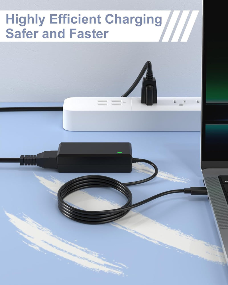 PD 65W Fast USB C Laptop Charger Compatible with LG Gram Laptop 17" 16" 15" 14" Series Power Adapter.