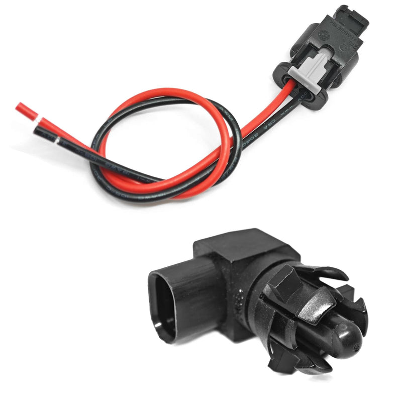 13583411 Ambient Air Temperature Sensor with Connector Pigtail Harness Compatible with Buick Chevy Cadillac GMC