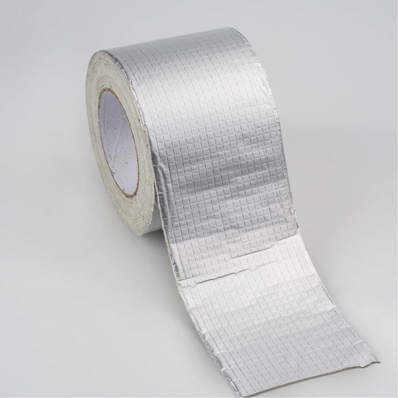 Butyl Tape Waterproof Tape Aluminum Foil Tape Tape 2in(w) x 16.4ft(L) x1.2mm(T), Waterproofing in Toilets, Pipelines, roof Cracks, RVs, sunshades, Windows, Boat,Floors 2in(w) x 16.4ft(L)