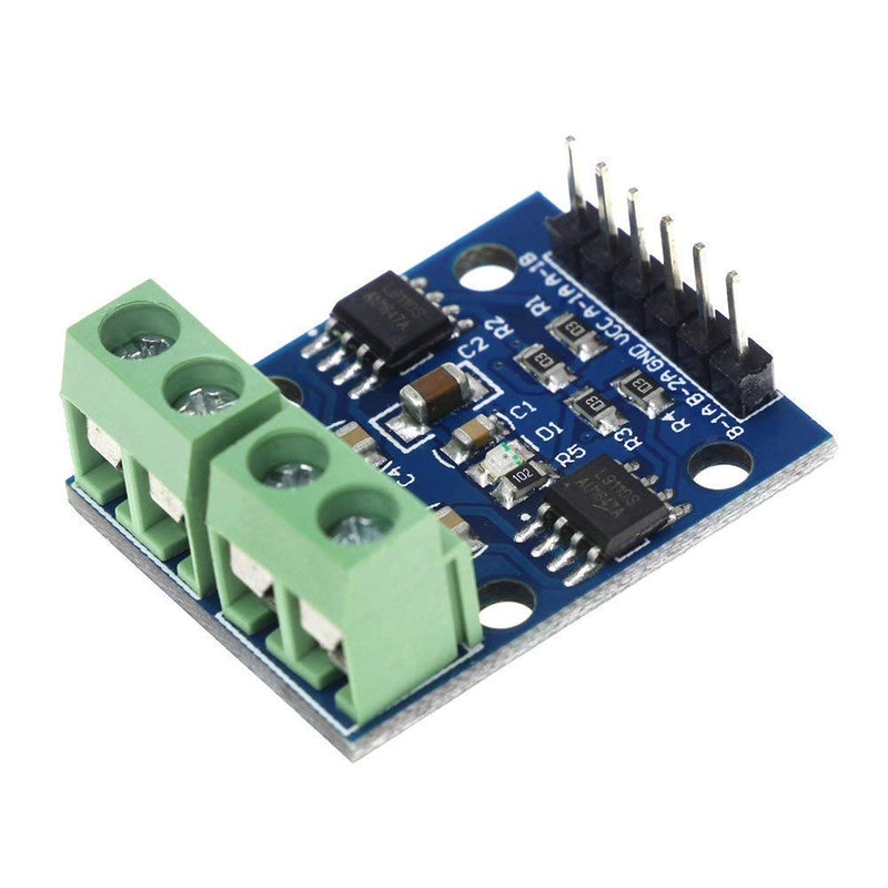 Hailege 5pcs L9110S DC Motor Drive Module Stepper Motor Drive Controller Board 2.5-12V H-bridge Can Drive Dual DC Motor at the same time or 4 Wire 2 Phase Stepper Motor
