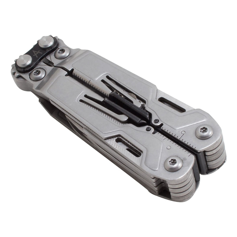 SOG PowerPint Mini Compact Stainless Steel Multi-Tool |18 Lightweight Specialty Tools & SOG Multitool Pliers Pocket Knife, Stone Wash One Size Power Pint
