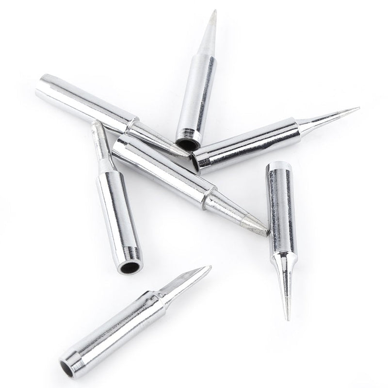 12pcs 900M T Copper Base, Toolcraft ST-50D, Soldering Iron Tips, Electroplated Iron and, Interchangeable Soldering Iron Tips Set, Low Temperature Soldering Station Tool