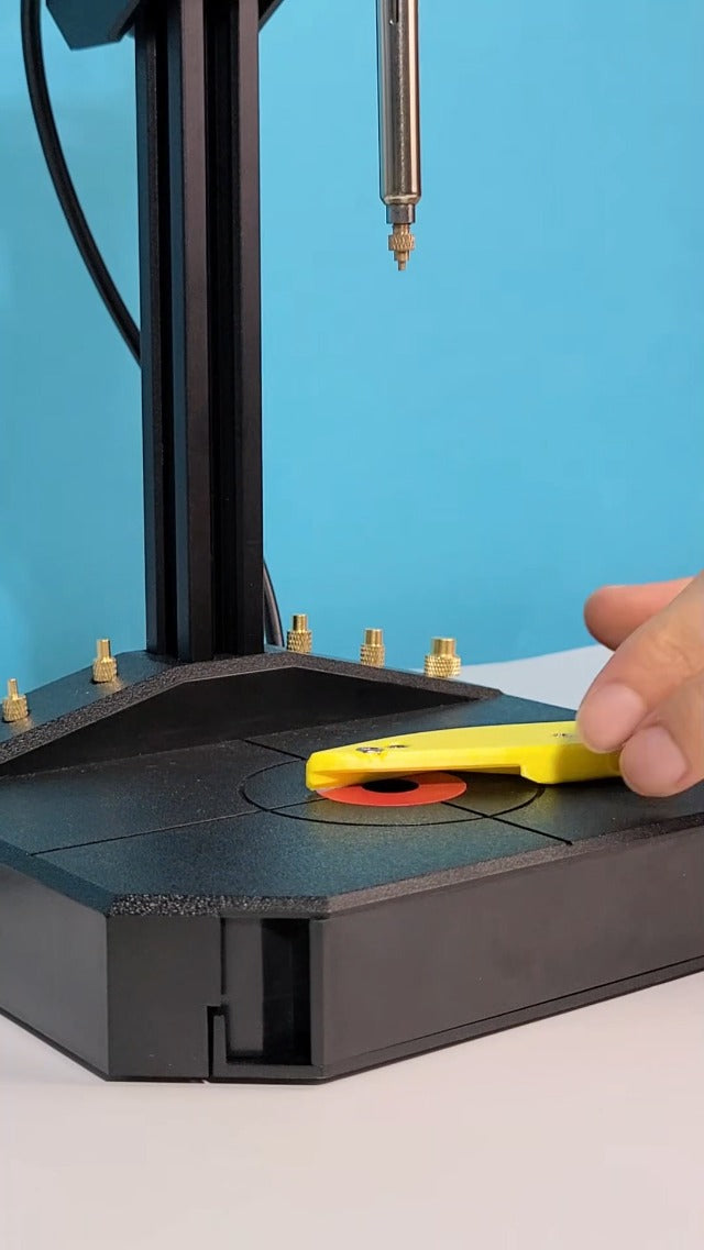 Vertical Heat Set Insert Tool with 90W Soldering Iron for 3D Printed Parts Vertical Heat Pressing Machine