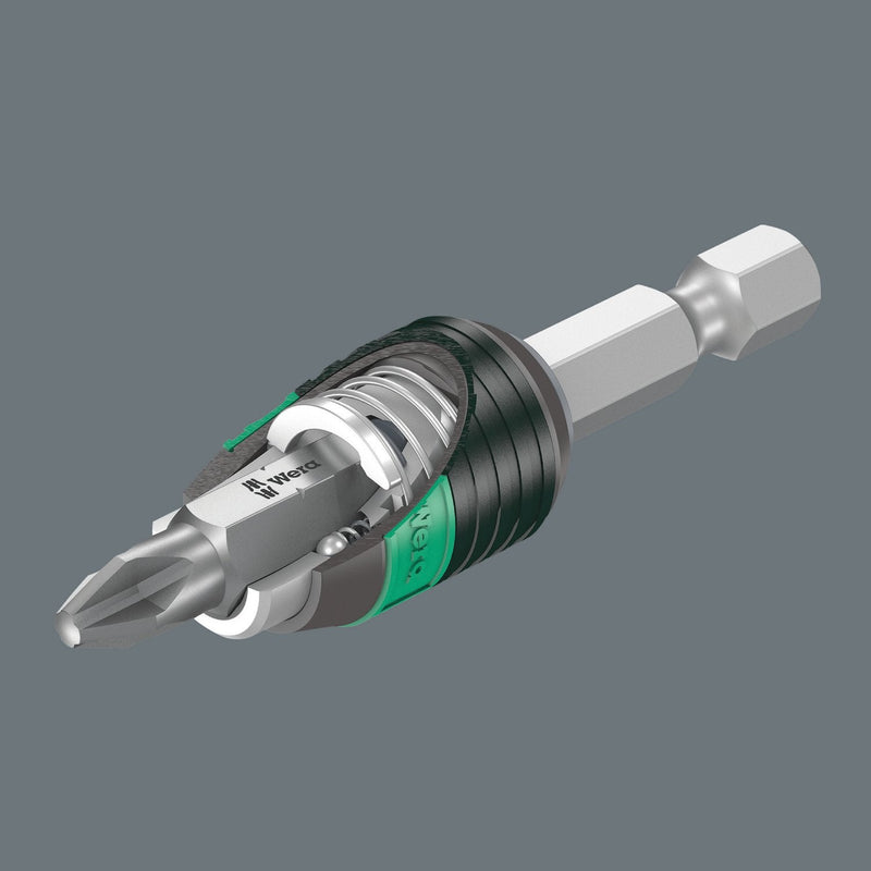 Wera 05052500001 Rapidaptor Bitholder 888/4/1 K-1/4x50mm, Silver Single