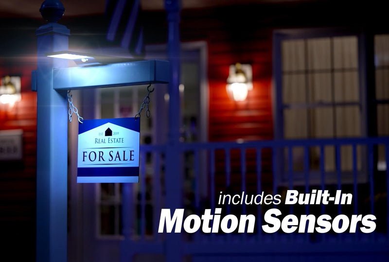 Jokari Solar Powered Motion Activated Walkway and Sign Illuminators 2 Pack. Efficiently Light Up Paths or Signage With Eco-Friendly Solar Energy and Intelligent Motion Sensing to Keep Your Family Safe