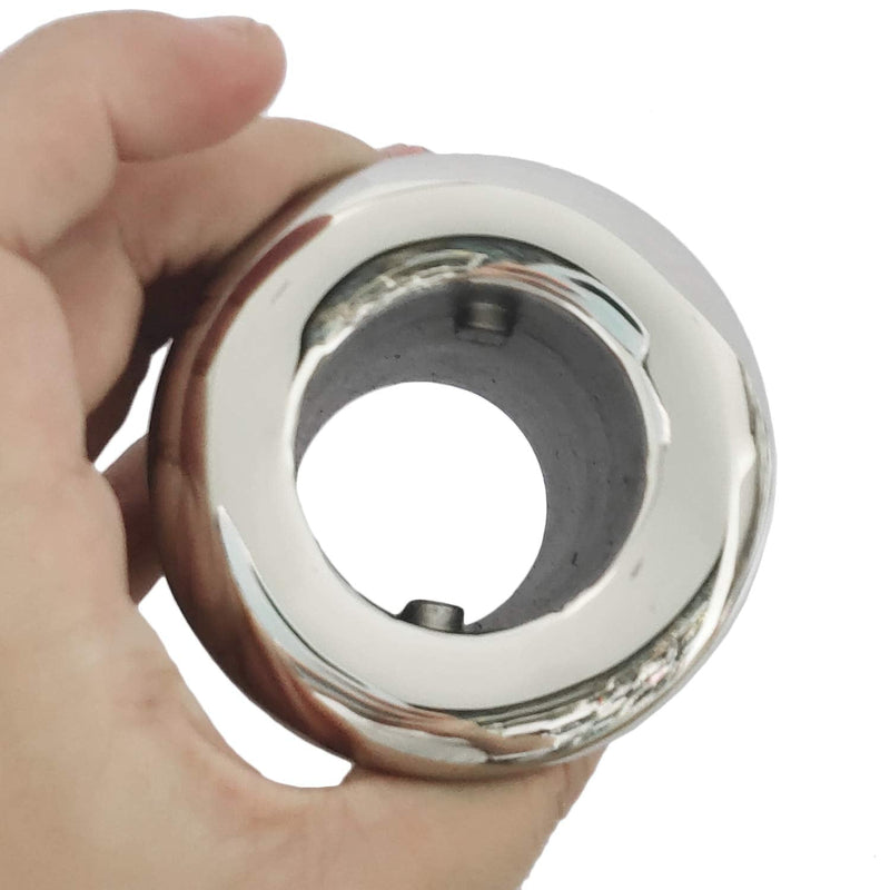 316 Stainless Steel Durable Combo Stainless Steel Thru-Hull Fitting w/Nut with Custom Gasket Boat Plumbing Fittings for Boats, Yachts, Marine 1-1/4" IN I.D.