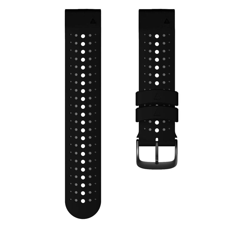 Abanen for Fenix 7 / Fenix 6/ Fenix 5 / EPIX 2 Silicone Quick Fit 22mm Watch Bands, Soft Sport Skin-Friendly Waterproof Wristband Strap for Garmin Instinct/Instinct 2 Solar,Approach S62 Black-Grey