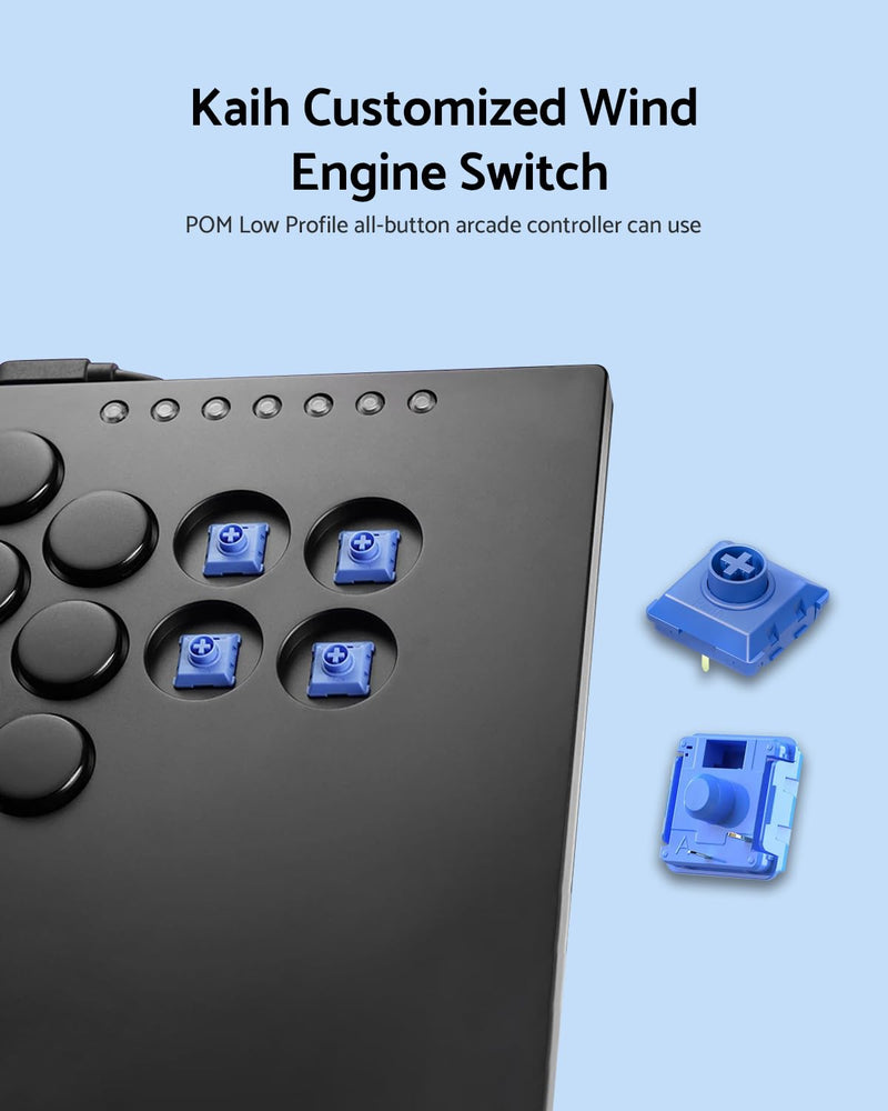 Sehawei 20Pcs Customized Kailh Choc V2 Low Profile Wing Engine Switches for Haute42 All-button Arcade Controller and Mechanical Keyboard