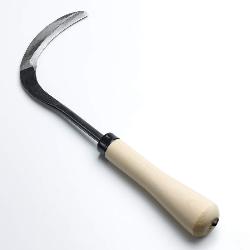 Wazakura Bonsai Repotting Sickle MADE IN JAPAN, Japanese Gardening Tool for Transplant - 3inch(75mm) Blade 3inch(75mm) Blade Beige