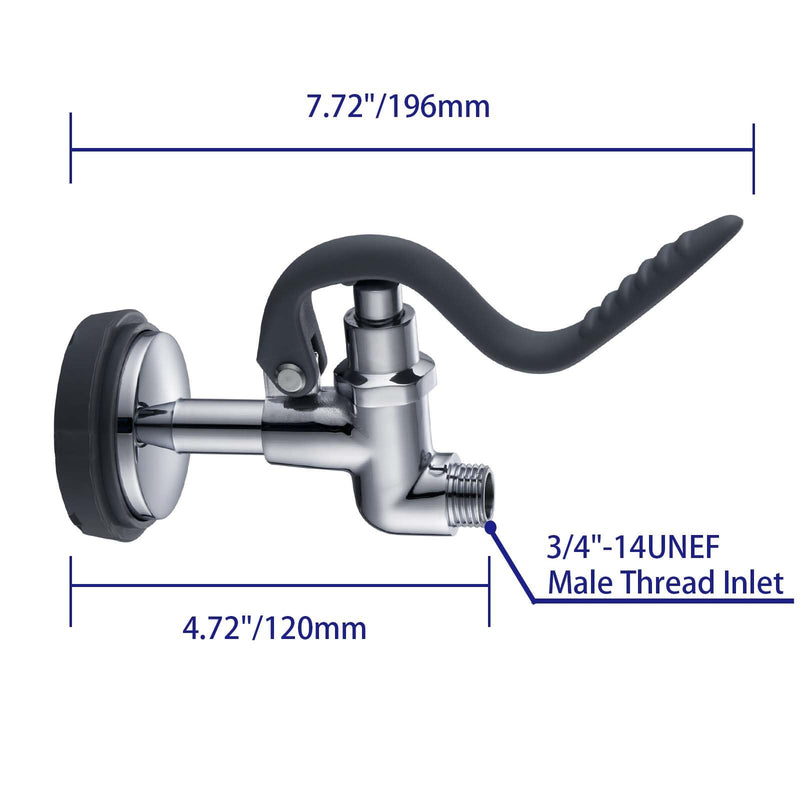 Replacement B-0107 Spray Valve for T&S Brass, Commercial Sink Sprayer Valve Head for Pre-Rinse Kitchen Faucet, 1.42 GPM High Pressure Dish Sprayer Nozzle Replacement Kit