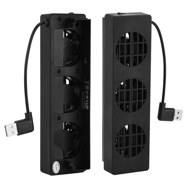 Bewinner USB Cooling Fan Base Stand Dock for Game Console - 3 Fans Cooler Holder Bracket, External Cooling