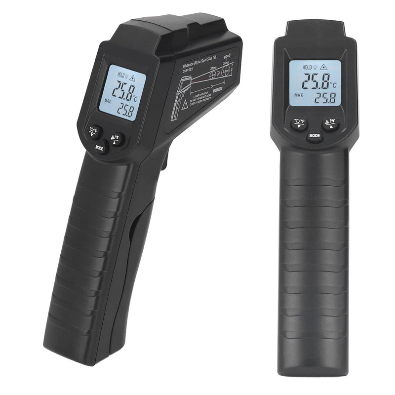 ERICKHILL Infrared Thermometer, -58°F~752°F (-50°C~400°C) Temperature Gun Non-Contact Digital Laser Thermometer with Adjustable Emissivity and Temp Alarm for Cooking Rook Repairs, Blue -50°C~400°C (-58°F~752°F)