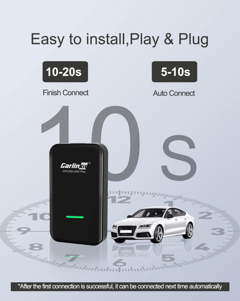Carlinkit 3.0 Wireless CarPlay Adapter USB for Factory Wired CarPlay Cars (Model Year: 2015 to 2025), Wireless CarPlay Dongle Convert Wired to Wireless CarPlay