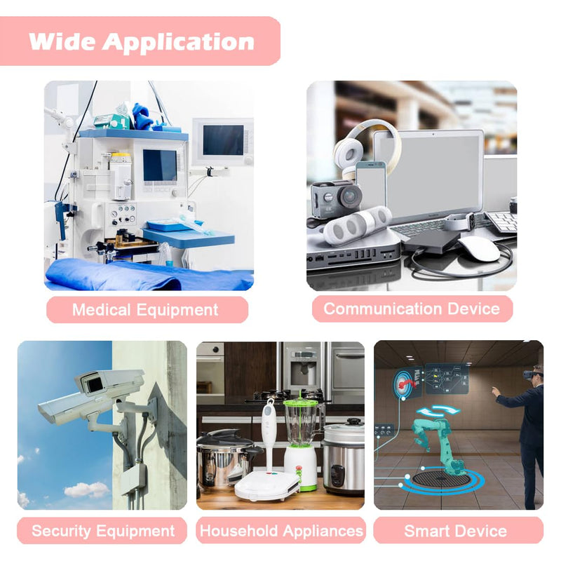 5PCS Type-C Female Chassis 2 Pin Type-C Female Socket Connector Waterproof Jack Female Charging Port with Card Buckle 3A USB-C Charger Plug Socket