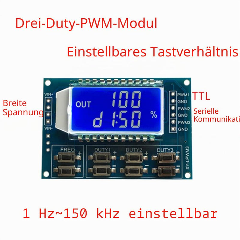DollaTek PWM Signal Generator Pulse Rate Tactile Cycle Setting Module Adjustable Rectangular Wave Rectangular Wave Signal Source
