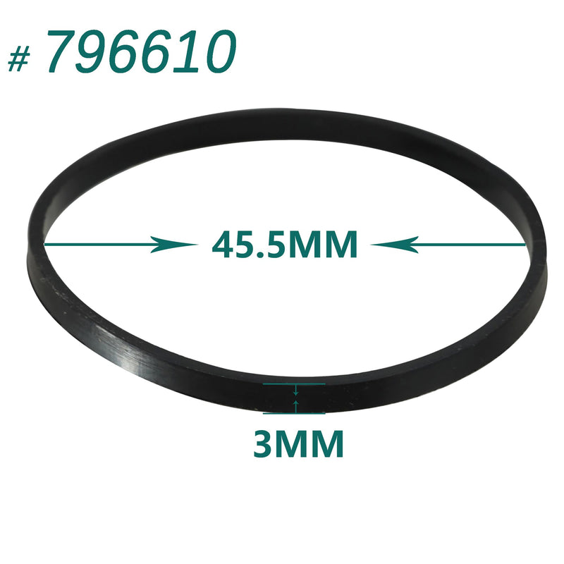 12 Set Float Bowl Gasket Air Cleaner Mount Gasket for 693981 1/16" Thick 796610 1/26" 280492 80492 084132 084133 084232 084332 084333 091412