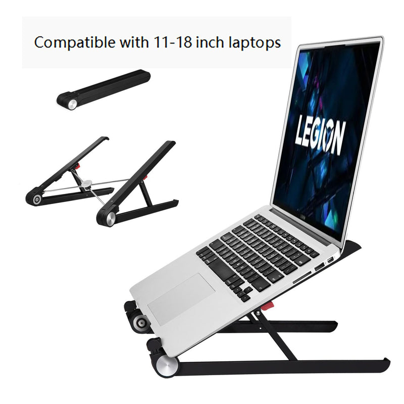 Portable Laptop Stand for Lenovo Legion 9i 7i 5i 5 Pro 7i 5i 5 Legion Slim 5 7 7i Y530 Y730 Y7000 Gaming Laptop.Laptop Stand for Desk,Made of Reinforced Nylon, 304 Stainless Steel and Silicone.Black