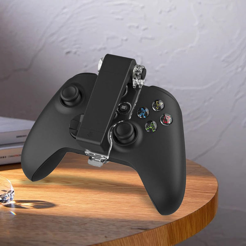 Phone Mount for Xbox Series X Controller, Xbox Series X Controller Mobile Gaming Clip Mobile Phone Holder for Xbox Series X Adjustable Xbox Series S/X Controller Gaming Phone Clamp Black