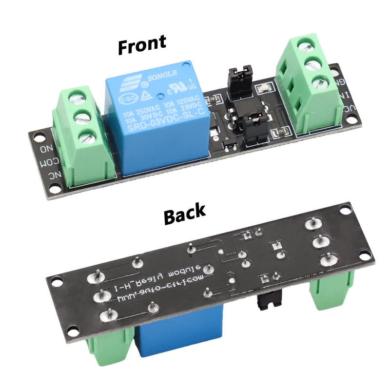 ARCELI Pack of 5 Optocoupler Module, 1 Channel 3V Relay Power Switch Board Opto Isolation High Level Trigger for IOT ESP8266 Development Board