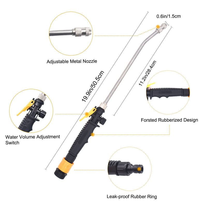 RV Water Heater Tank Rinser, Metal Tube Water Tank Flusher, Remove Sediment and Scale from the Bottom of RV Water Heater RV Water Heater Tank Rinser