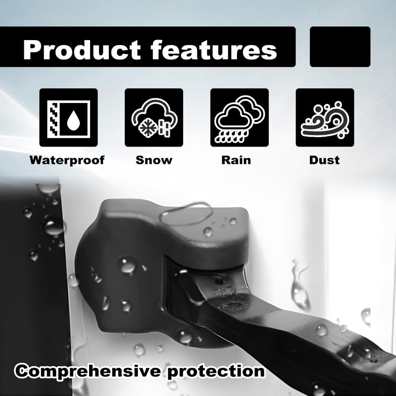 Door Lock Protector Cover Compatible with 2016-2024 Tesla Model 3 Model Y Accessories Door Stopper Cover Latches Covers Interior Upgrade Protection (Set of 8)