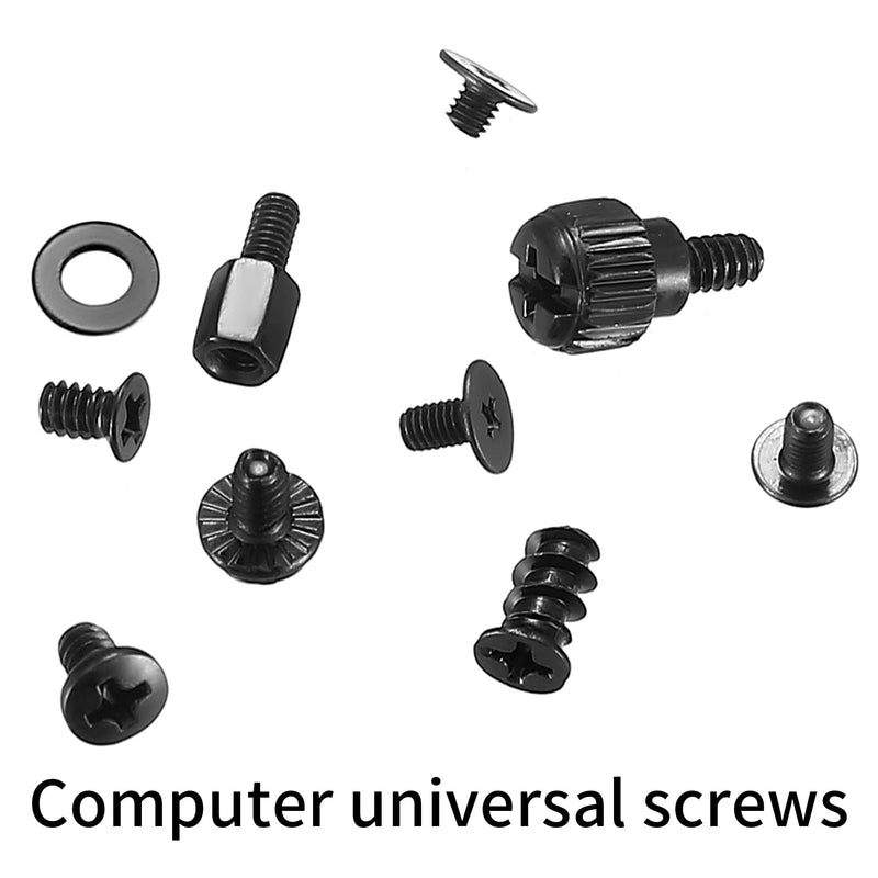 420pcs Computer Screws, Motherboard Standoffs and Screws Kit, Motherboard Screws, Laptop Screws, Computer Case Screws, PC Fan Screws for HDD SSD Screws Hard Drive Computer Fan Replacement Screws