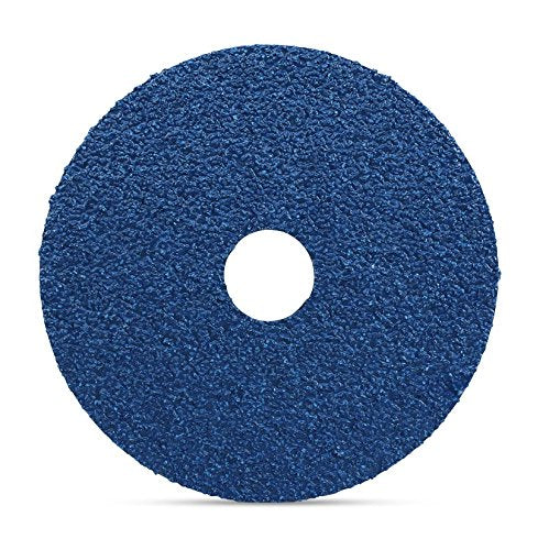 BHA 5" x7/8" Zirconia Resin Fiber Discs, 24 Grit - 25 Pack