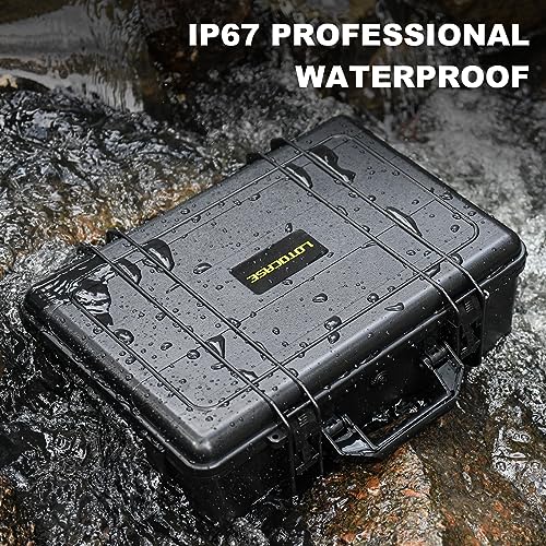 Hard Case for Dewalt Router - Tool Bag for Cordless Woodworking Router Tool Charcoal Large Capacity