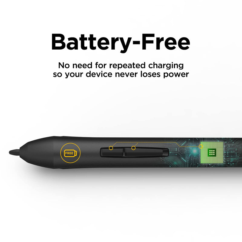 UGEE P01D Stylus for M708 V3/S640/S640W/S1060/S1060W Drawing Tablet, Battery Free Pen