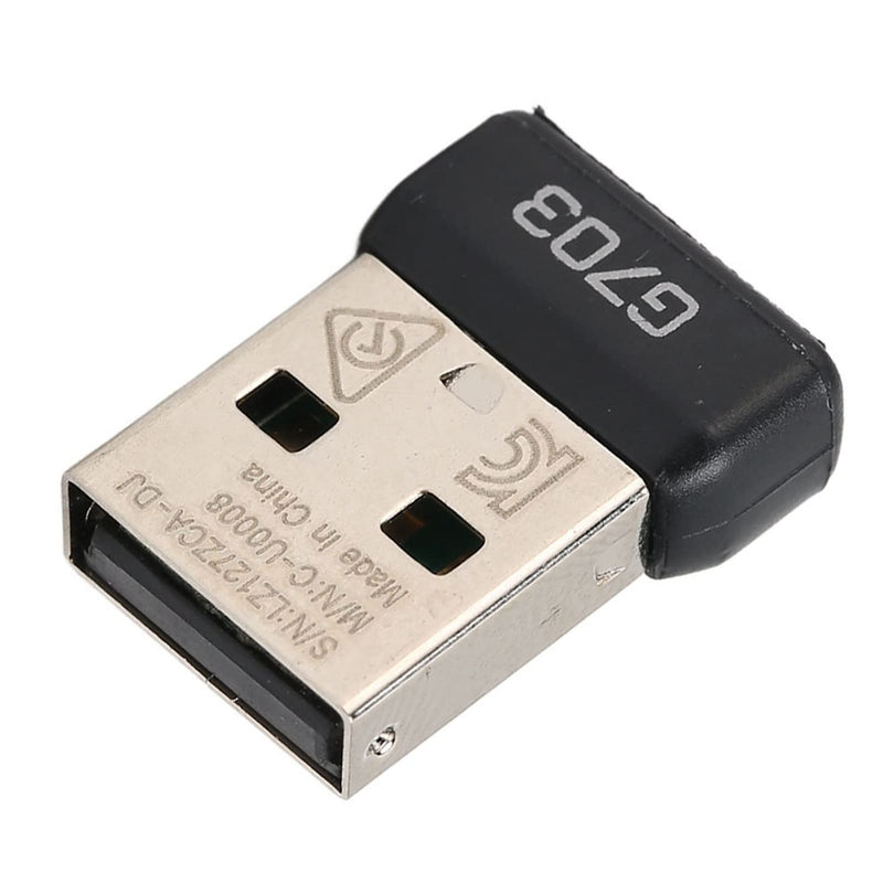 Mouse Receiver, USB Mouse Receiver for G703 for Lightspeed Mouse 2.4G Technology Portable Mouse Adapter, Easy to Carry and Store