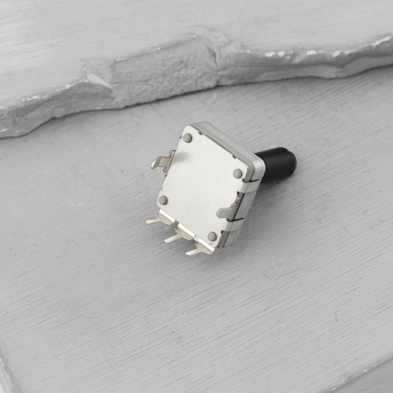ECSiNG 4 x EC16 Rotary Encoders Half Axis 3 Pin 24 Pulse 20 mm Shaft for Audio Microcontroller Input