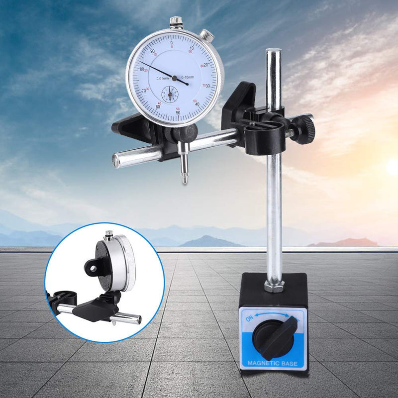 Magnetic tripod measuring stand for dial indicator, adjustable magnetic measuring stand, magnetic measuring stand with dial indicator base holder, flexible magnetic base holder, adjustable magnetic measuring stand, magnetic base stand