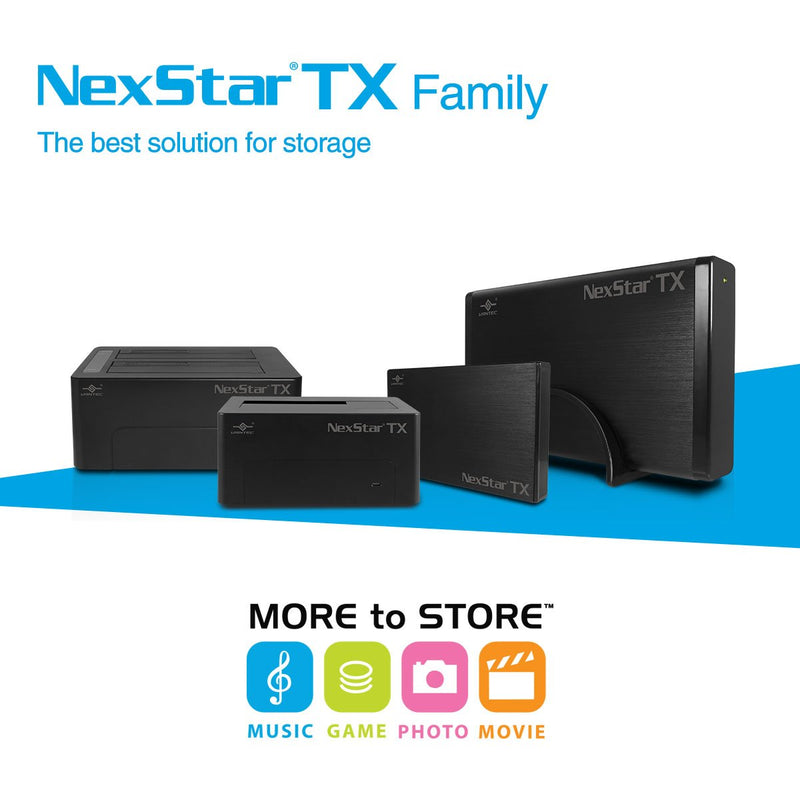 Vantec NexStar TX Dual Bay USB 3.0 Hard Drive Dock (NST-D428S3-BK) NexStar TX - Dual HDD Dock(Updated version)