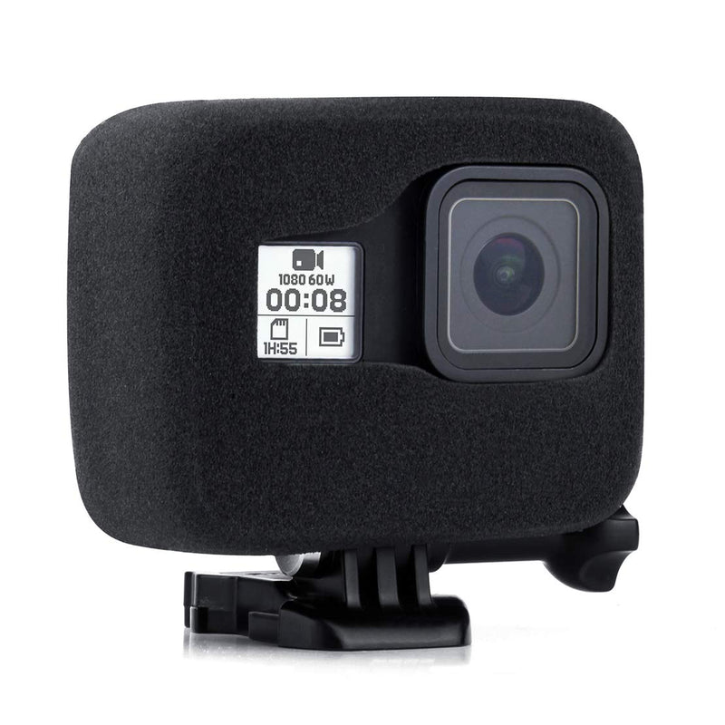 2-Pack Windslayer Cover Housing Frame Case for GoPro Hero 8 Black, Reduces Wind Noise for Optimal Audio Recording Windslayer for Hero 8 Black