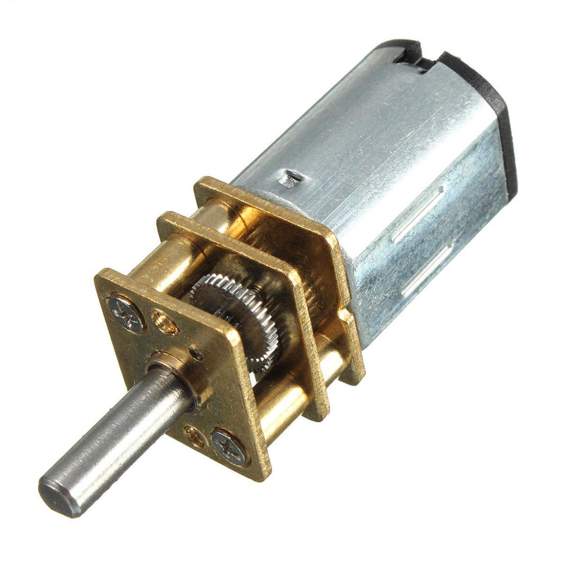 DollaTek 2Pcs DC 9V 105 RPM 3mm Shaft Mini Metal Gear Gear Motor GA12-N20