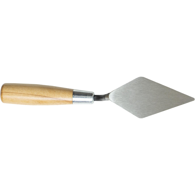 Marshalltown Archaeology Pointing Trowel, 4 x 2 Inch, Wood Handle, Leather Holster, London Style, Assembled in USA, ATH114S One Size
