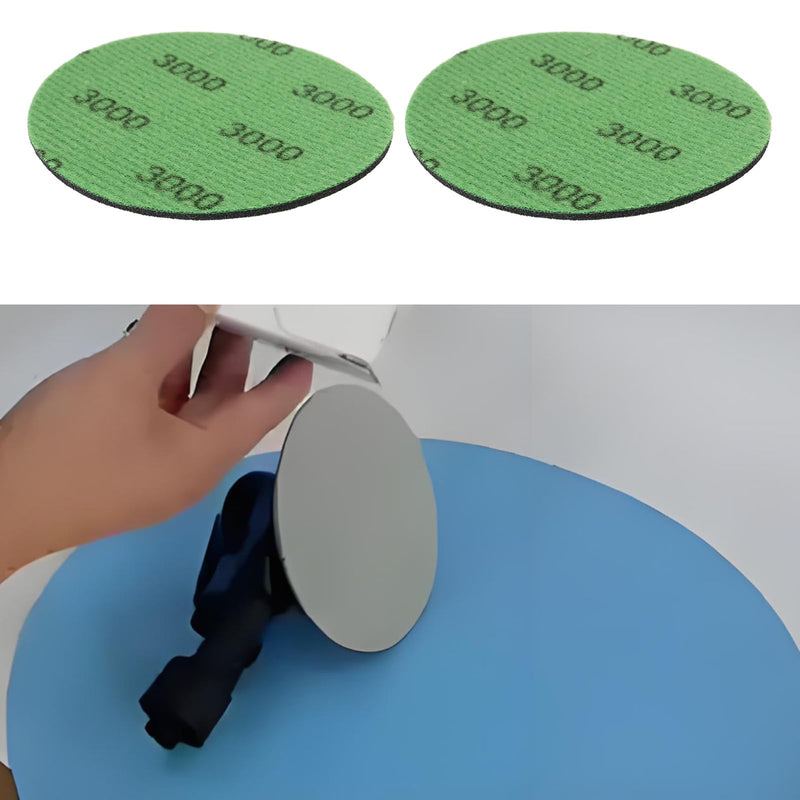 Create idea 5 x Fine Sanding Discs Diameter 75mm 3000# Compatible with Hookit Trizact Sanding Discs for Removing Paint Defects Sanding Pad