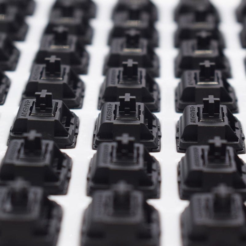 Gateron Oil King V2 Pre Lubed 5pin Linear Switches for Mechanical Keyboard (72 PCS, Oil King) 72Pcs