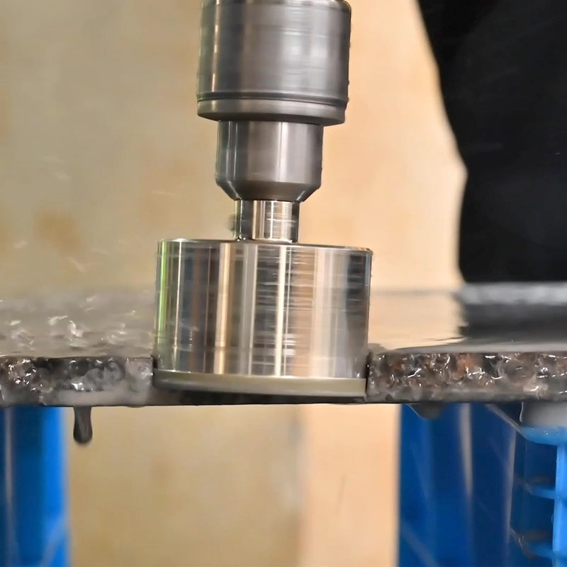 Mollom 6" (152mm) Diamond Hole Saw with 2Pcs Removable Pilot Drill Bit Smooth Cutting for Porcelain Tiles,Glass,Ceramic,Marble,Fiberglass,etc 152mm | 6" Single Pack