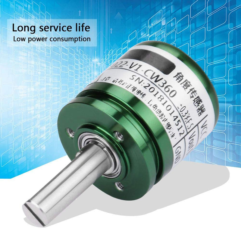 DEWIN Hall Sensor, Hall Angle Sensor Resolution 0.088° 0-360 Degree Rotating Hall Angle Sensor 0-5V Output Full Circle 12 Bit