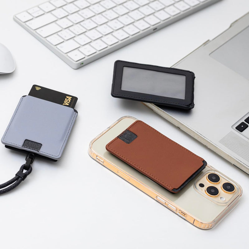 DuoFlip Flippable Magnetic ID Card Holder, MagSafe Phone Wallet with Lanyard, Compatible with MagSafe Phone Cases and iPhone 15/14/13/12, not for iPhone 13/12 mini