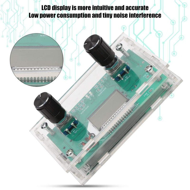 FM Modulator,DSP & PLL Digital Stereo Frequency Modulation Low Power Consumption Less Sound Distortion FM Radio Receiver Module with Acrylic Shell