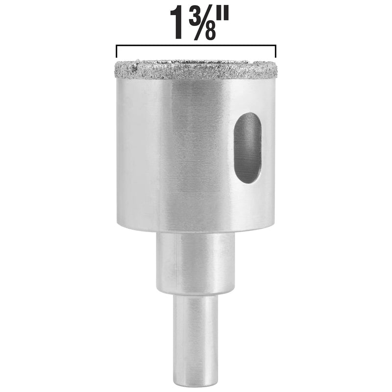 QEP 1-3/8" (35 mm) Xtreme Diamond Hole Saw with Water Delivery System One Size