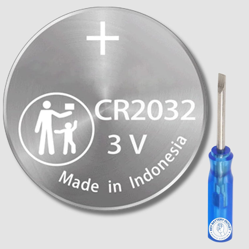 Key Fob Battery CR2032 for VW Volkswagen (2 Pack) Atlas Jetta Tiguan Arteon Passat Golf Alltrack Remote Key Battery Replacement (KR5FS14-US) Check Fitment Guide CR2032 2 Pack