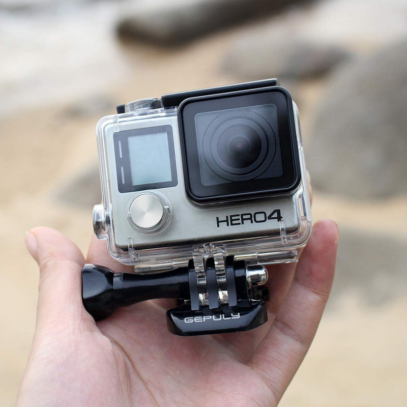 Waterproof Housing Case for GoPro Hero 4, Hero 3+, Hero 3 Underwater Photography - Waterproof Up to 131 ft (40M) - with Quick Release Mount, Thumb Screw