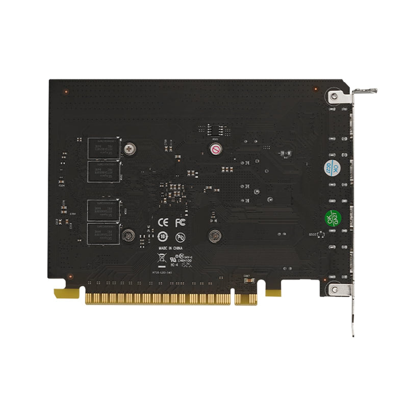 maxsun GeForce GT 730 4GB Video Graphics Card GPU for Computer PC ITX Single Slot PCI Express 4xHDMI, 4K Quad Monitor Multi Screen 4G 4xHDMI