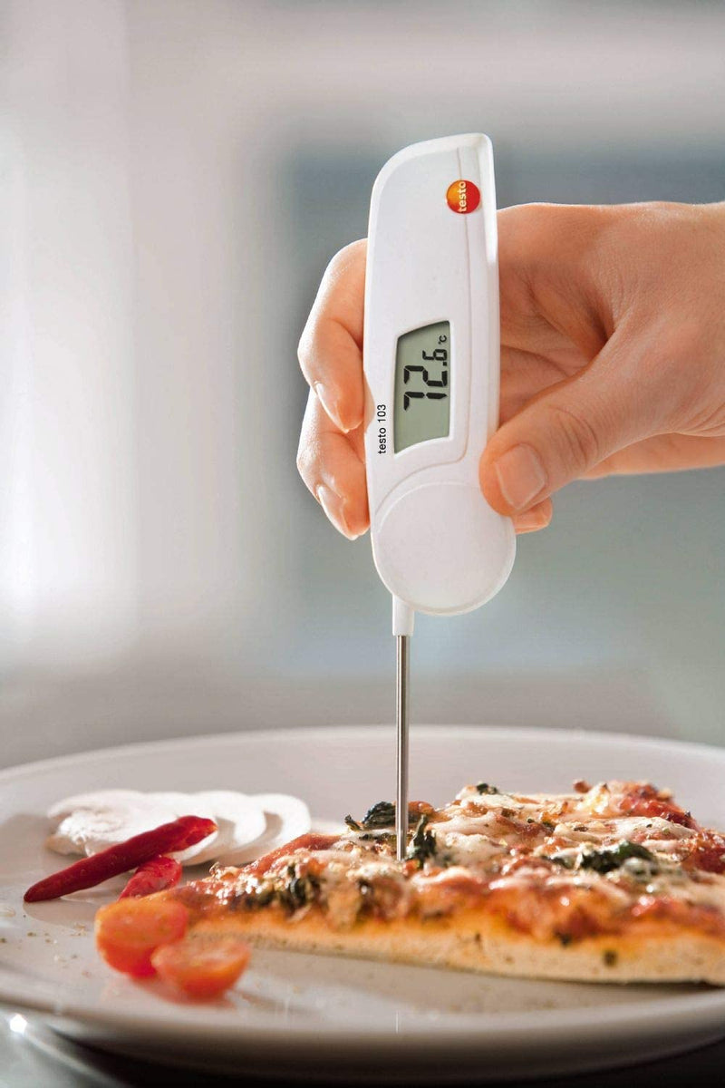 Testo 0560 0103 103 folding thermometer, length 11 cm, small, protection class IP55, including batteries testo 103 digital food thermometer