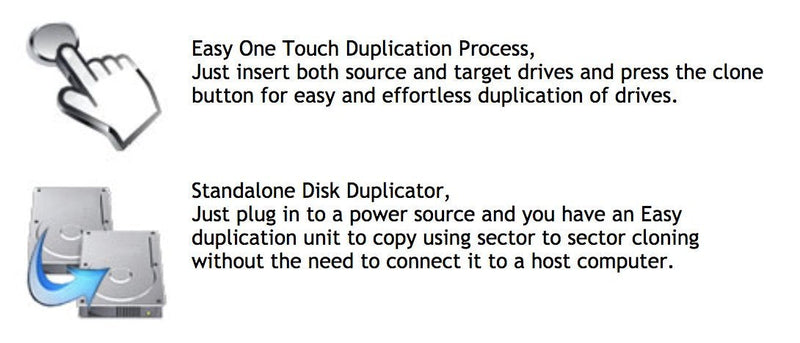CR-H232 USB 3.2 Gen 1 5Gbps Dual Bay SATA HDD/SSD Docking Station & Duplicator – One-Touch Clone, 2.5"/3.5" SATA I/II/III, Compatible up to 10TB+ Hard Drives, Windows/macOS/Linux Compatible