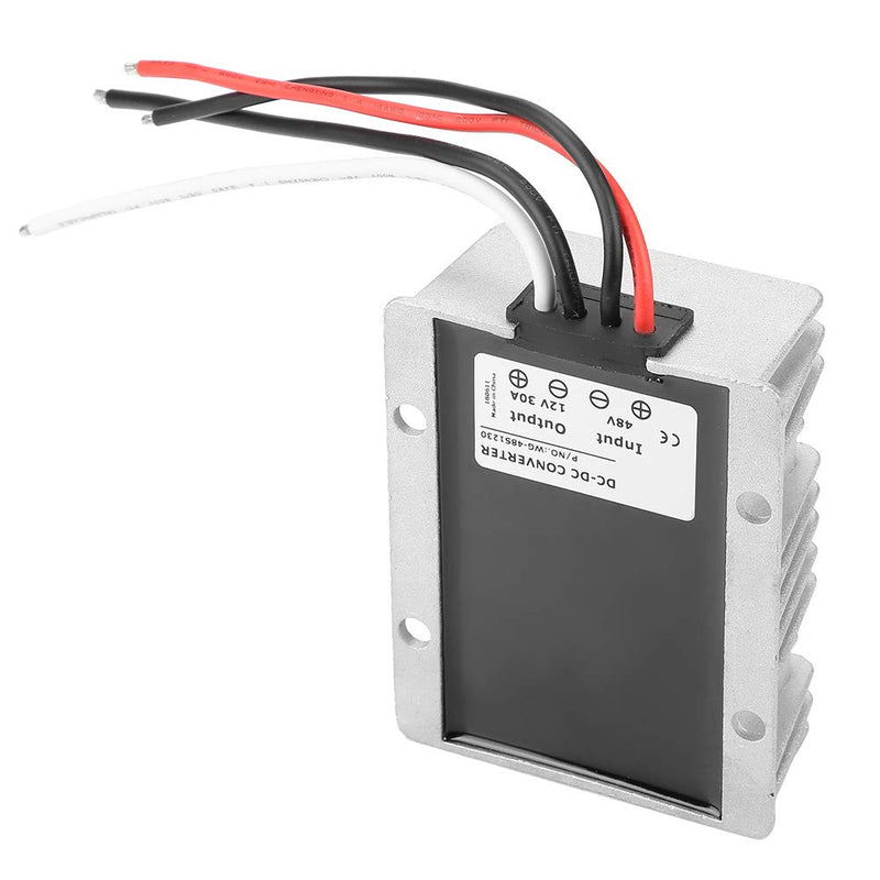 Voltage Converter DC 48V to 12V Waterproof Auto Voltage Regulator Step Down Converter Voltage Regulator Power Supply 30A 360W Current Converter